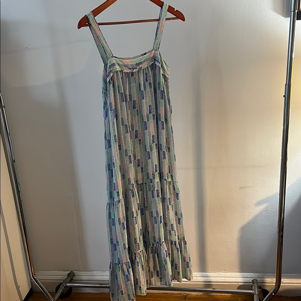 Lemlem Pastel Striped Maxi Dress